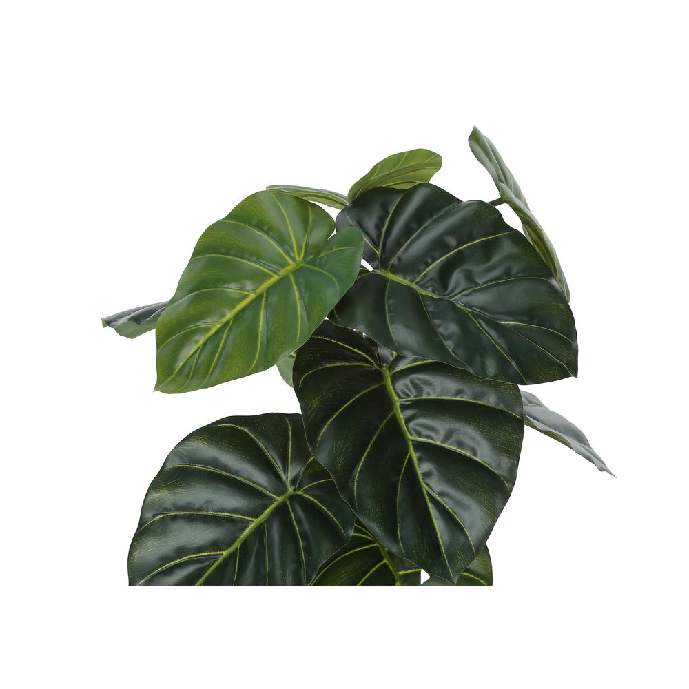 Artificial Plant, 24 Tall, Alocasia, Indoor, Faux, Fake, Table, Greenery. Picture 4