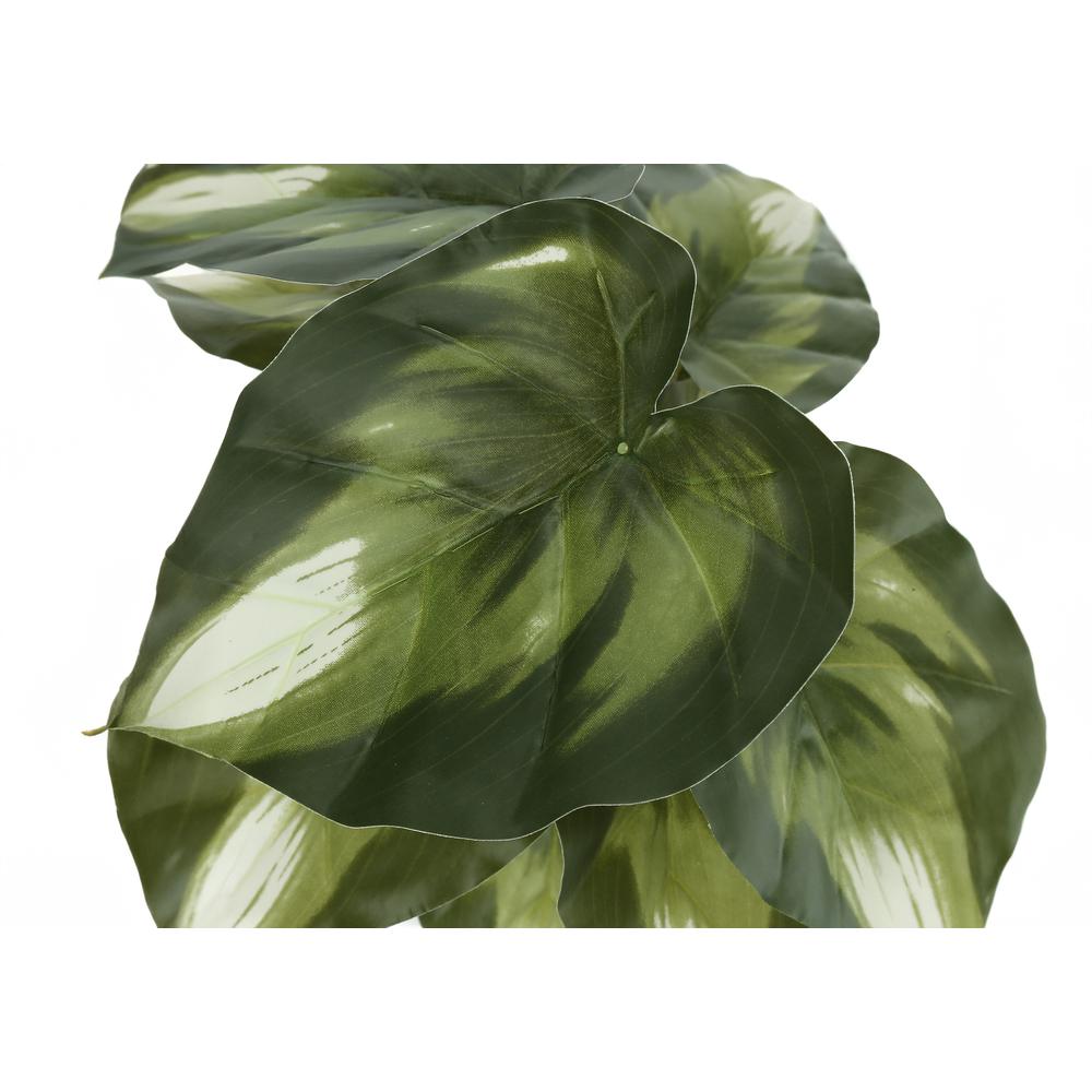 Artificial Plant, 13 Tall, Monstera Calthea, Indoor, Faux, Fake, Table. Picture 5