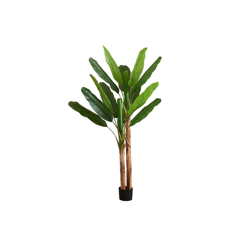Artificial Plant, 83" Tall, Banana Tree, Indoor, Decorative. Picture 1