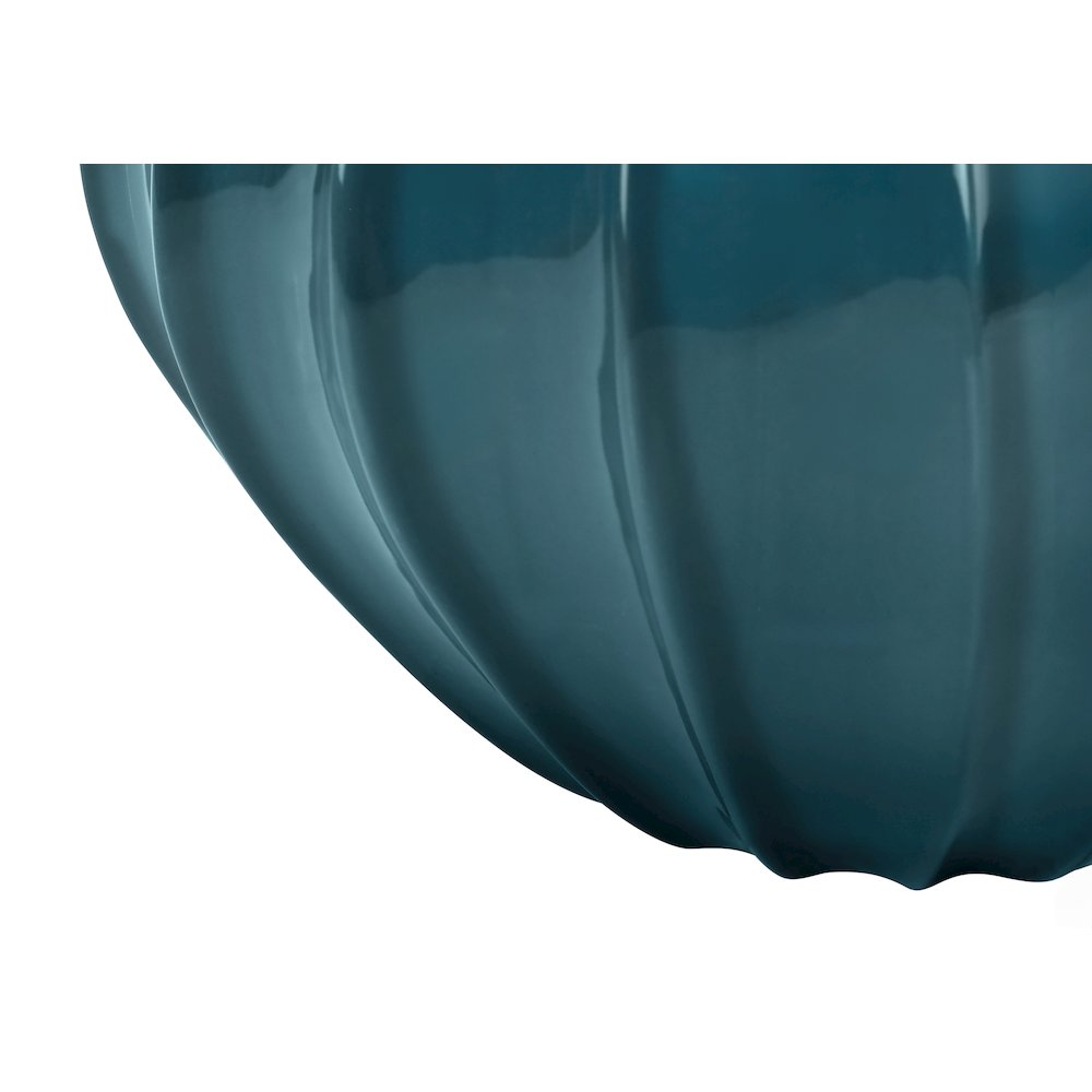 Lighting, 24"H, Table Lamp, Blue Ceramic, Ivory / Cream Shade, Transitional. Picture 3