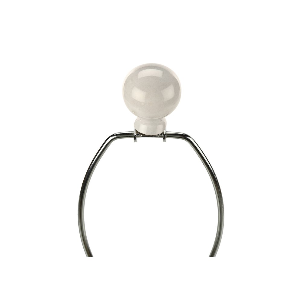 ="Lighting, 33""H, Table Lamp, Ivory / Cream Shade, Cream Ceramic, Contemporary. Picture 4