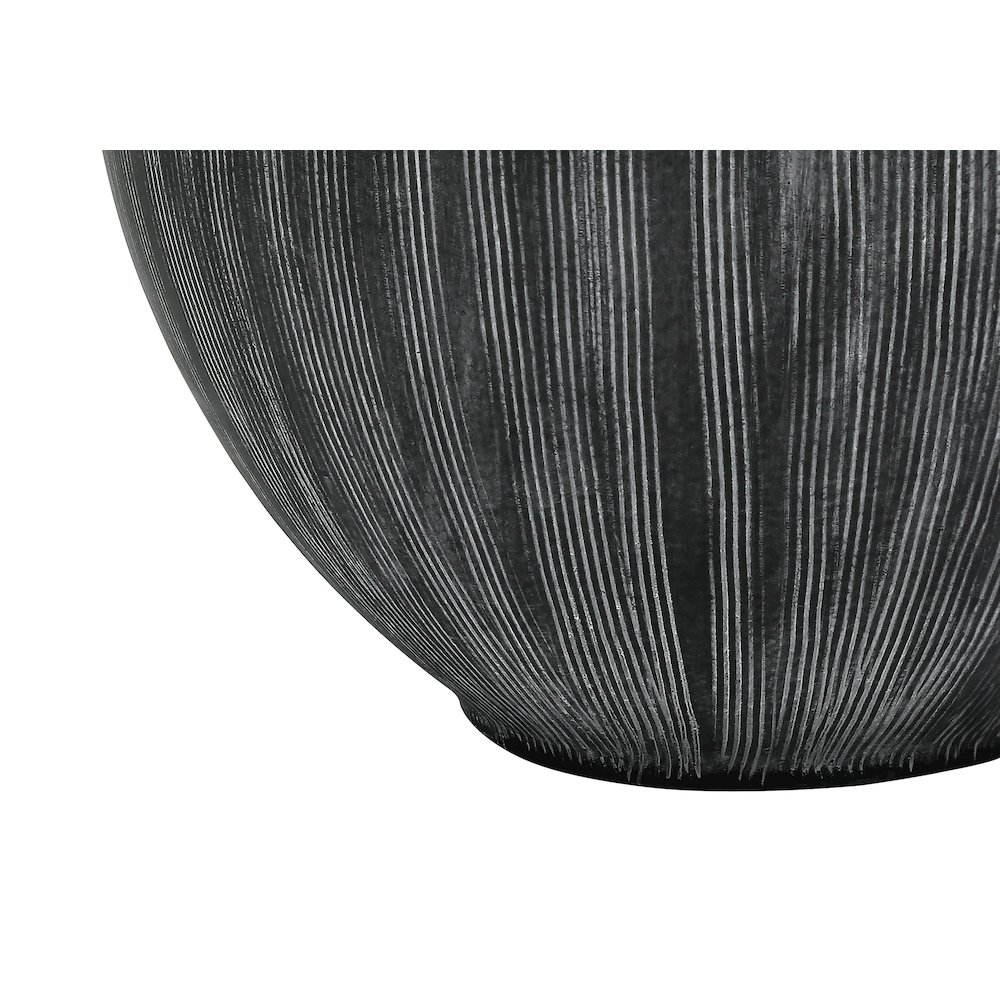 Lighting, 23"H, Table Lamp, Black Ceramic, Black Shade, Contemporary. Picture 3