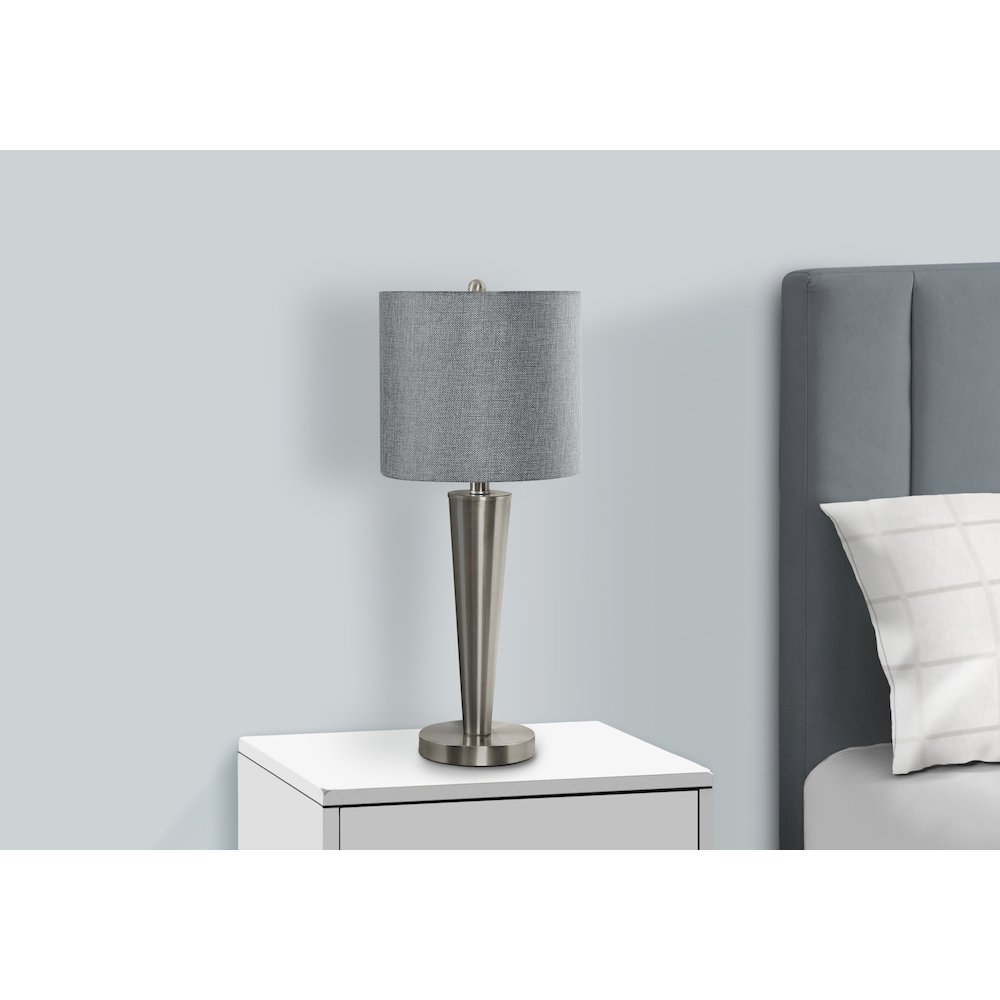 Lighting, Set Of 2, 24H, Table Lamp, Usb Port Included, Nickel. Picture 7
