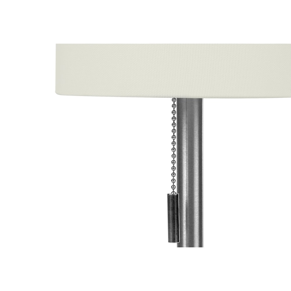 Lighting, Set Of 2, 17H, Table Lamp, Usb Port Included, Nickel. Picture 2
