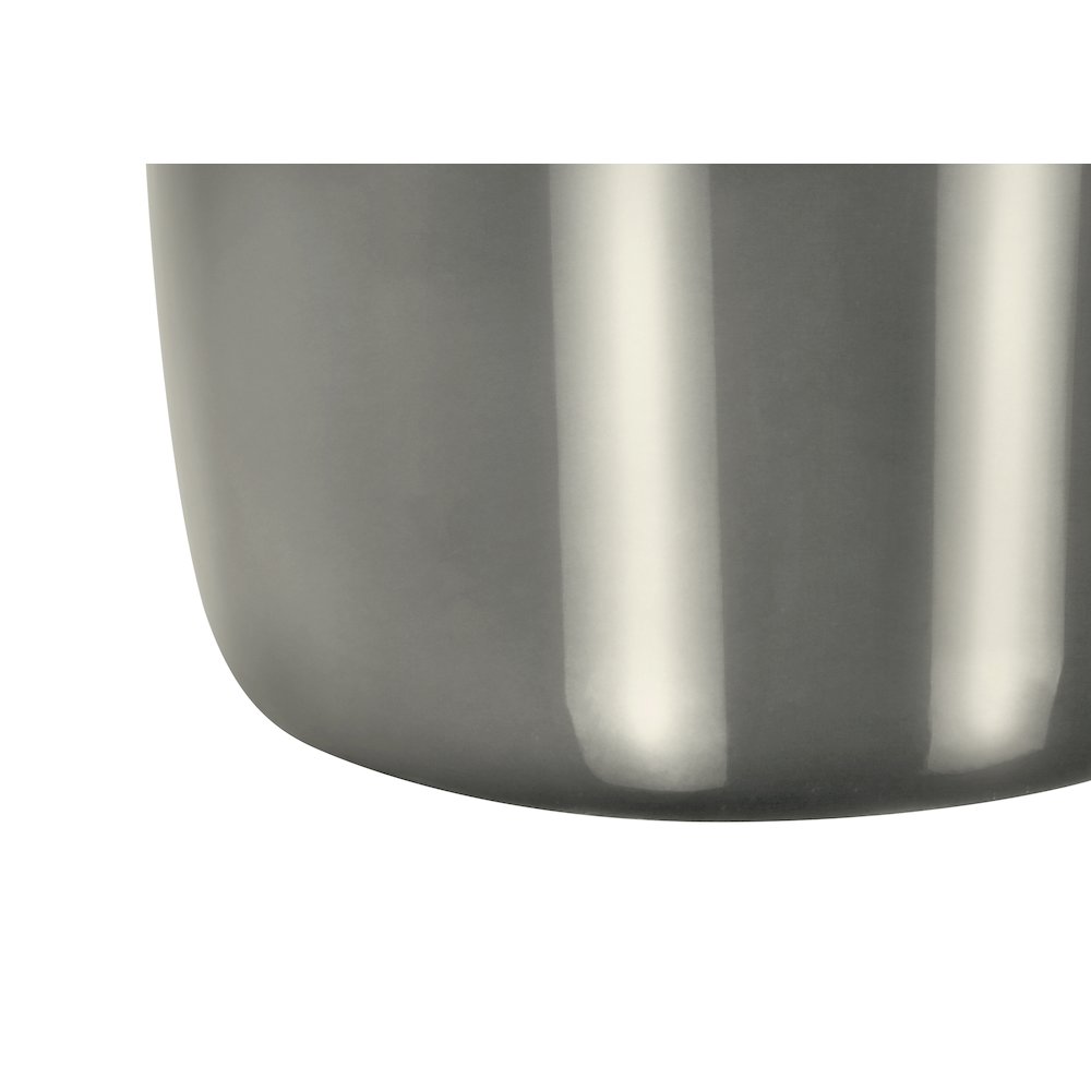 25"H, Table Lamp, Grey Ceramic, Ivory / Cream Shade, Contemporary, Modern. Picture 3