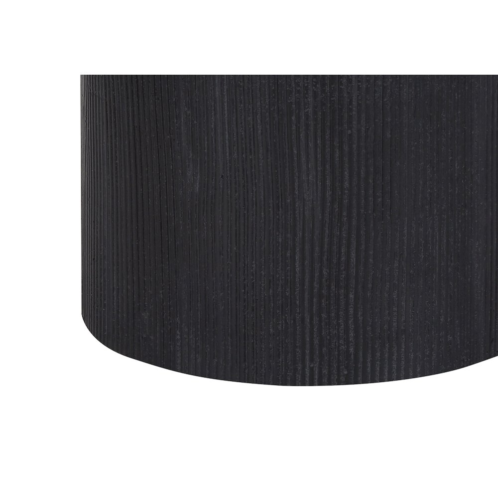 Lighting, 24"H, Table Lamp, Black Concrete, Ivory / Cream Shade, Modern. Picture 2