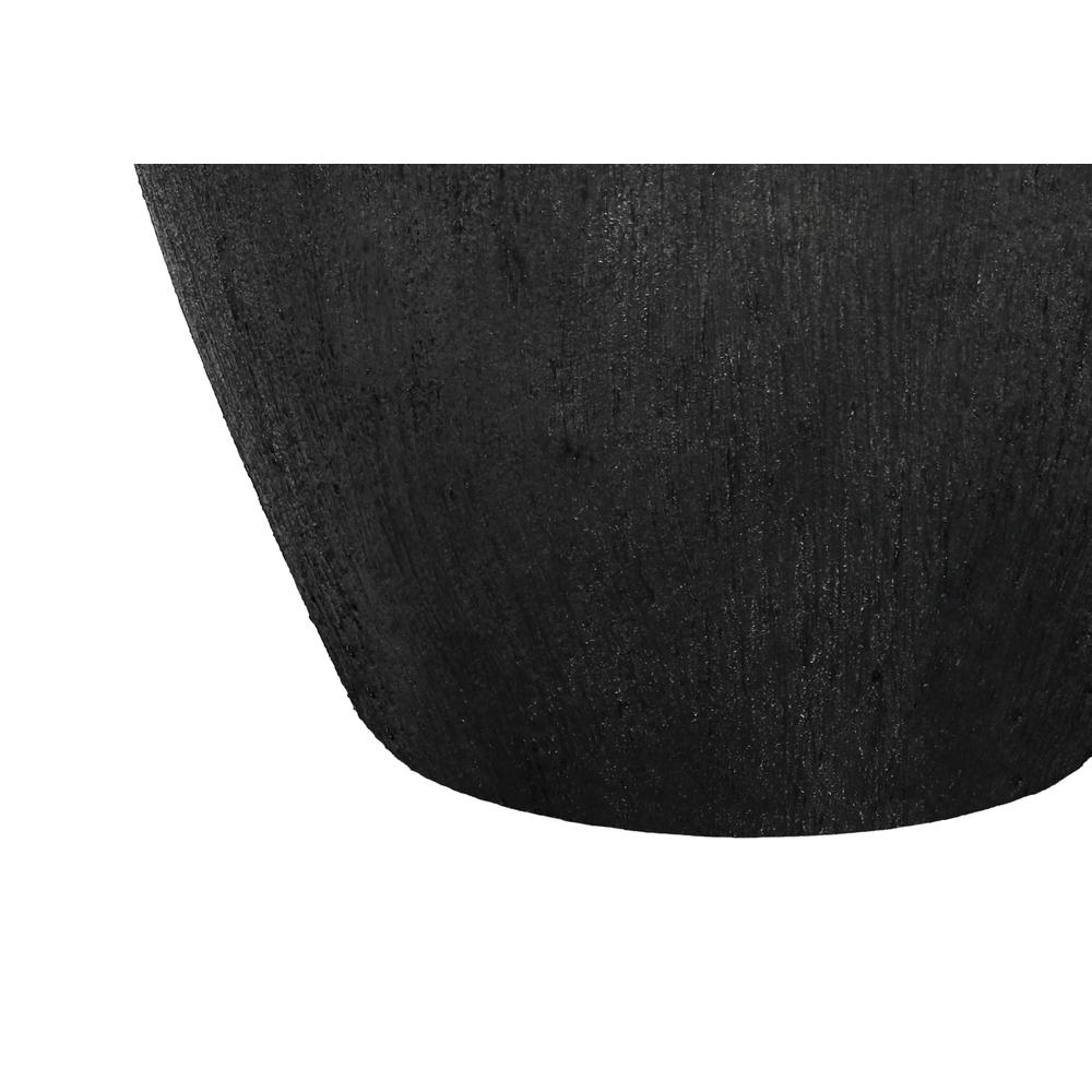 Lighting, 24"H, Table Lamp, Black Ceramic, Ivory / Cream Shade, Modern. Picture 2