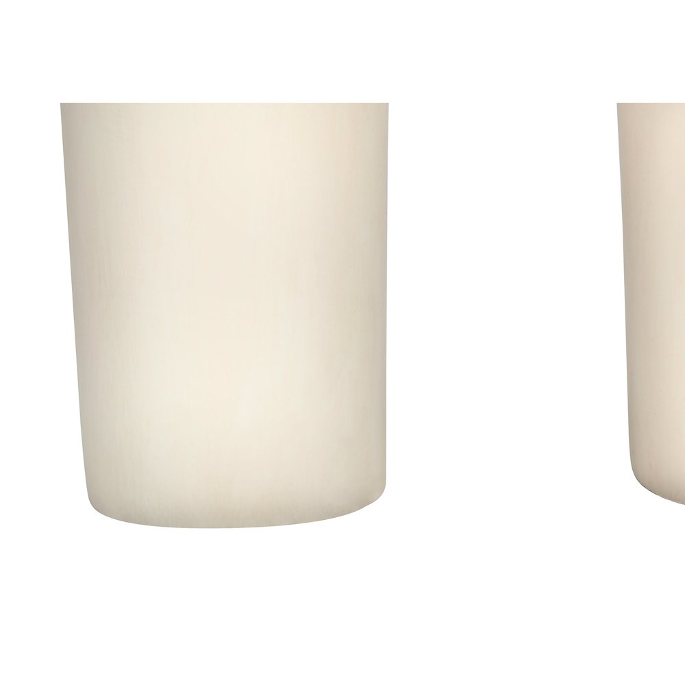 Lighting, 25"H, Table Lamp, Cream Resin, Beige Shade, Modern. Picture 2