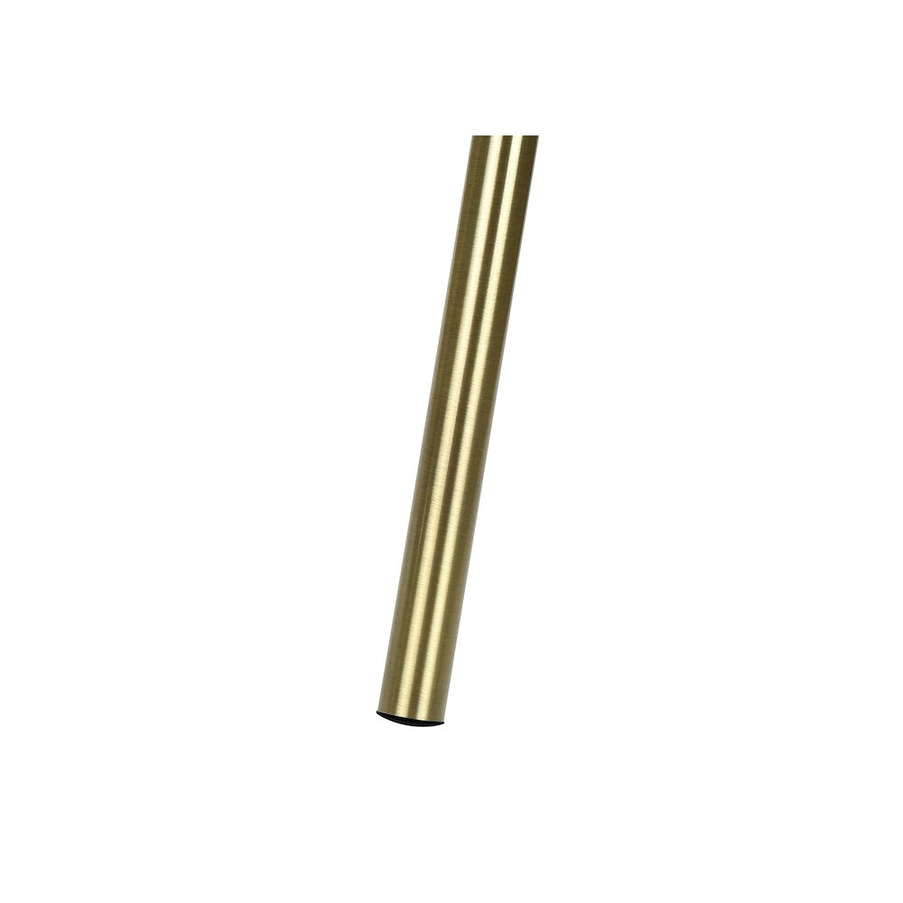 Lighting, 63"H, Floor Lamp, Brass Metal, Ivory / Cream Shade, Contemporary. Picture 3