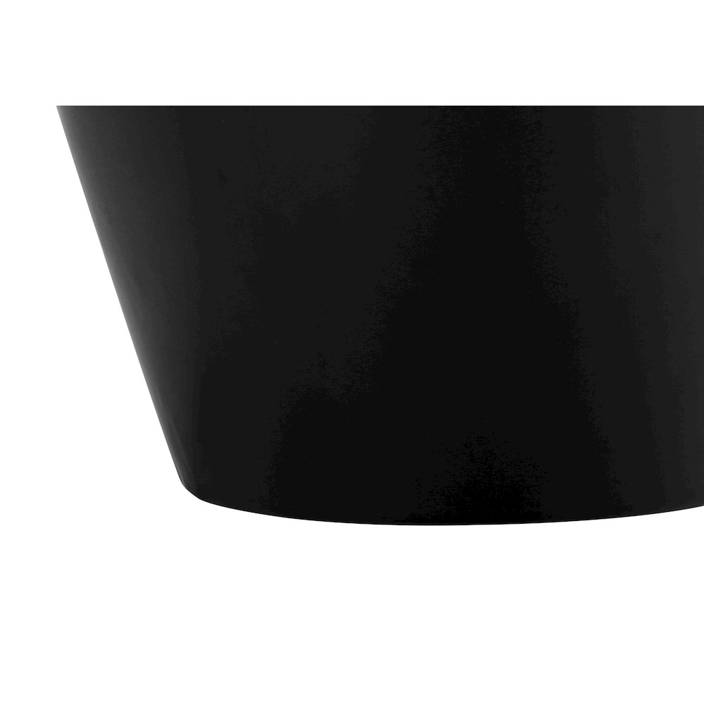 ="Lighting, 17""H, Table Lamp, Black Ceramic, Ivory / Cream Shade, Transitional. Picture 2