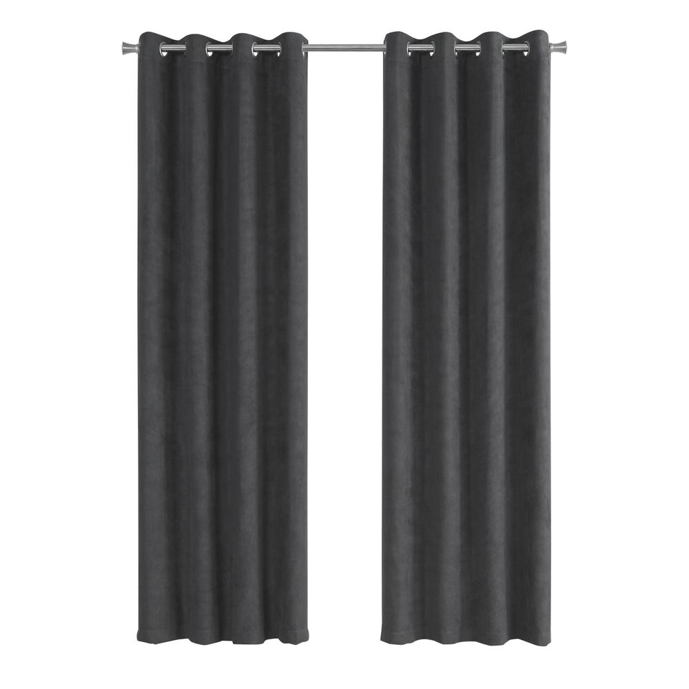 Curtain Panel, 2pcs Set, 54W X 95L, Room Darkening, Grommet, Living Room. Picture 1