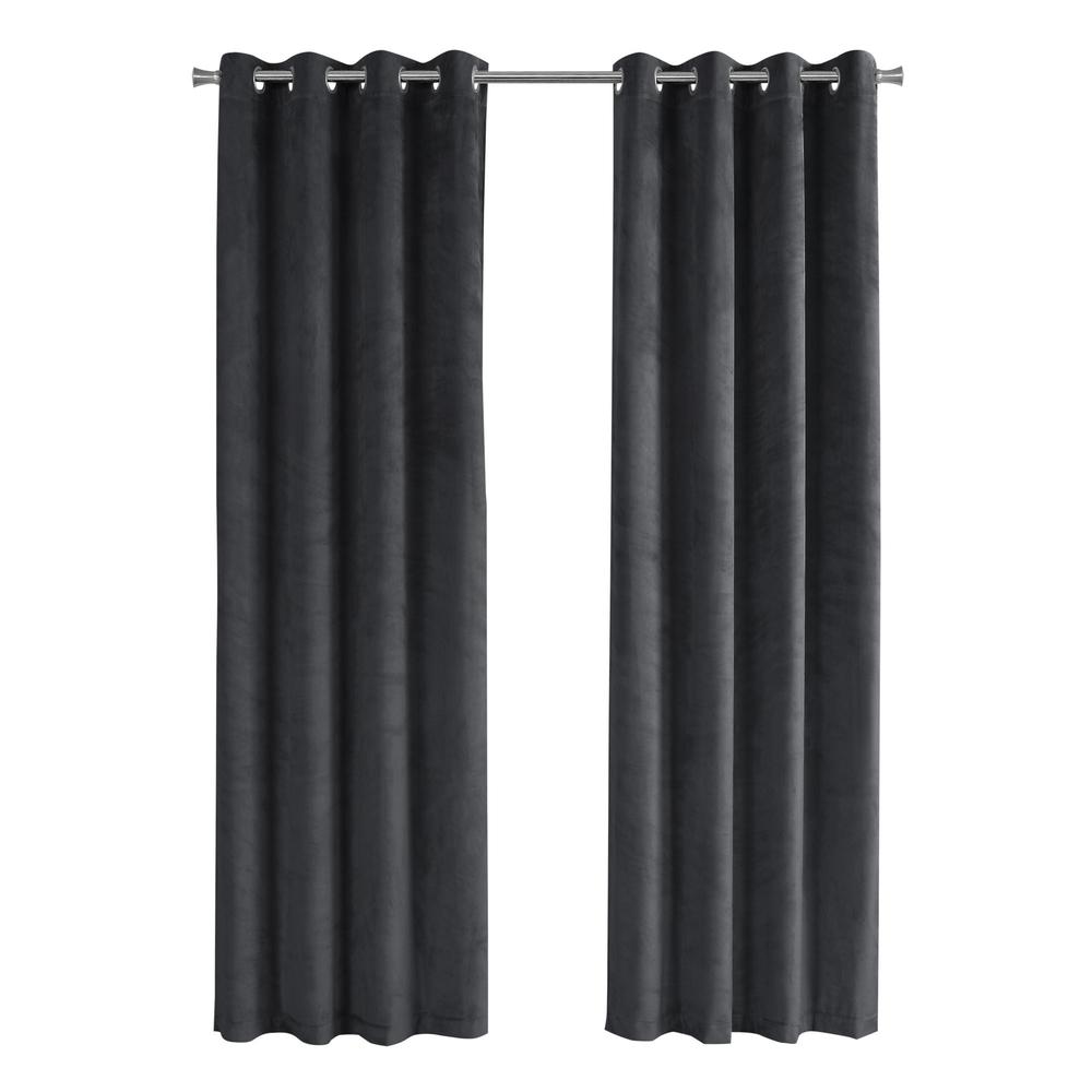 Curtain Panel, 2pcs Set, 54W X 95L, Room Darkening, Grommet, Living Room. Picture 1