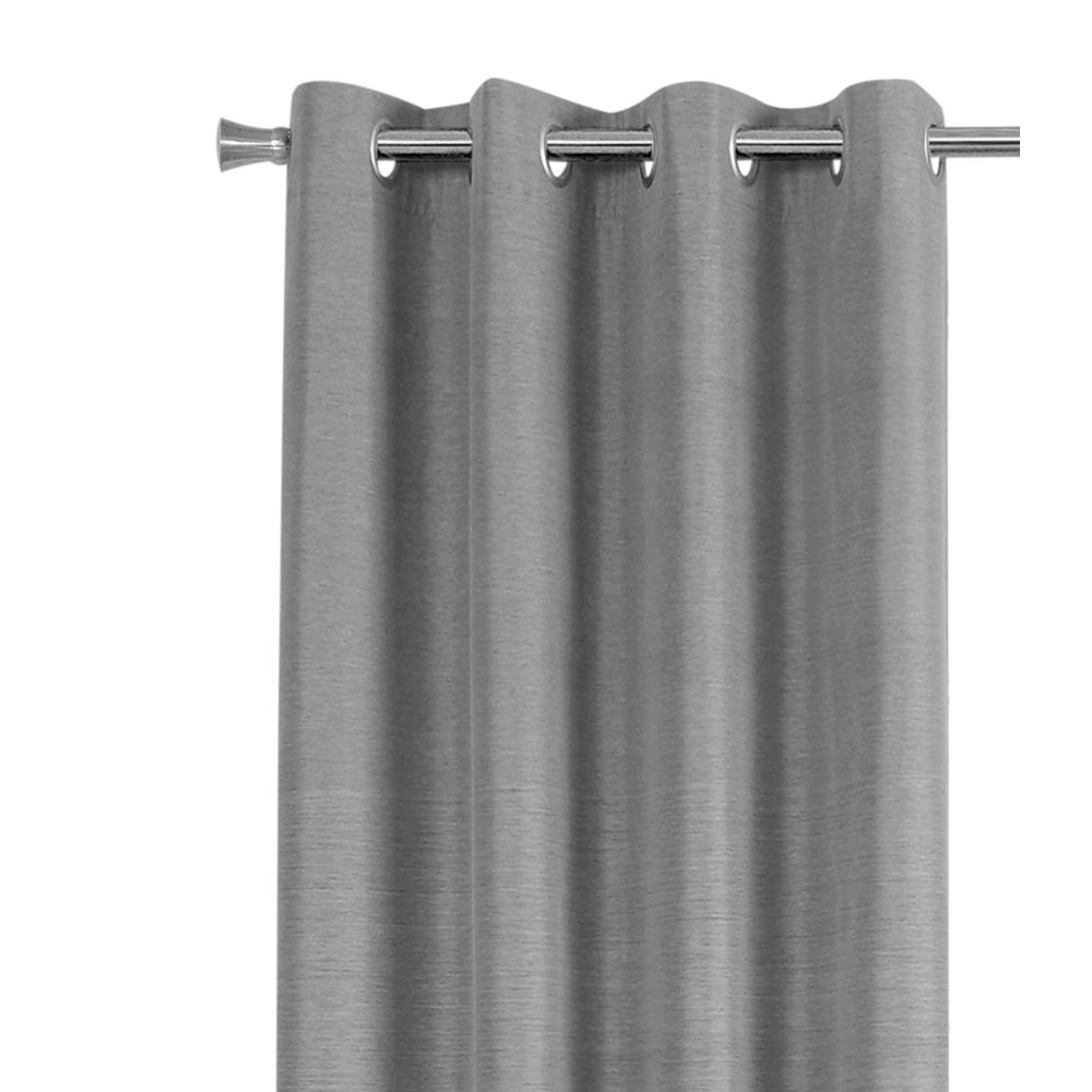 Curtain Panel, 2pcs Set, 54W X 95L, 100% Blackout, Grommet, Living Room. Picture 2