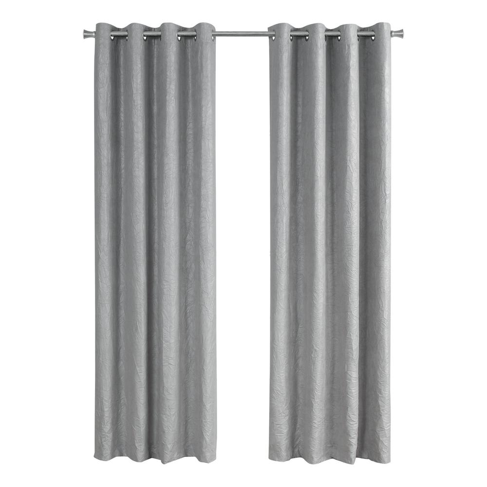Curtain Panel, 2pcs Set, 54W X 95L, Room Darkening, Grommet, Living Room. Picture 1