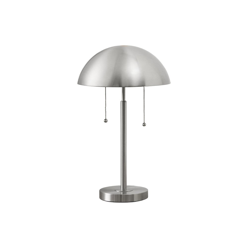 Lighting, 20"H, Table Lamp, Silver Metal, Contemporary, Modern. Picture 1
