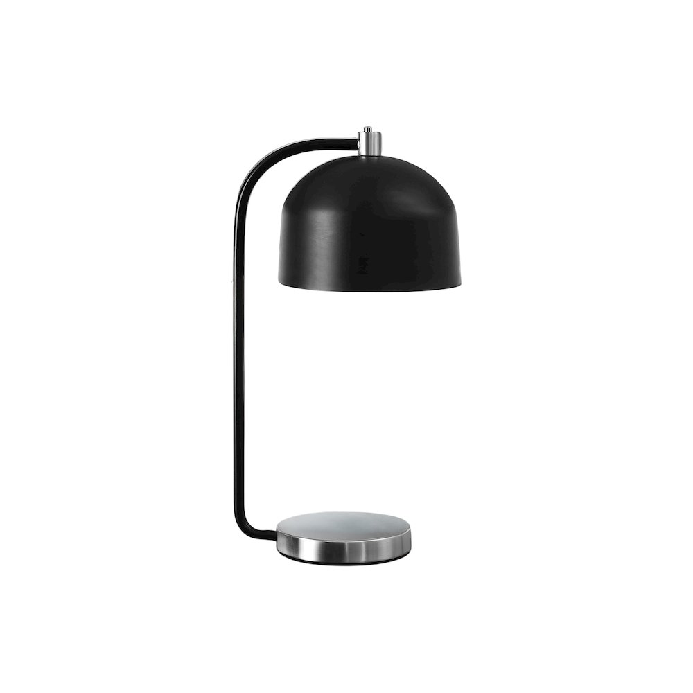 Lighting, 18"H, Table Lamp, Black Metal, Silver Metal, Contemporary. Picture 1