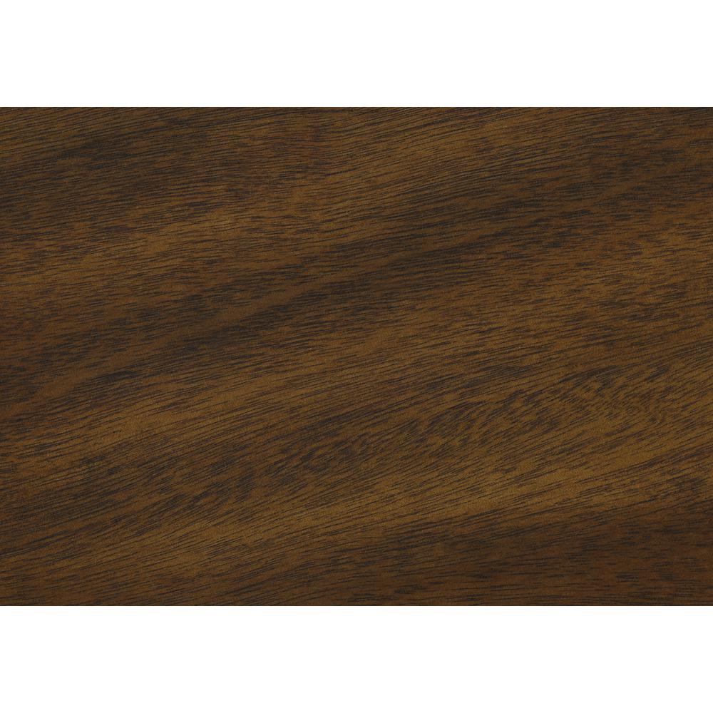 Accent Table, 2 Tier, Narrow, Storage Drawer, Brown Veneer, Transitional. Picture 12