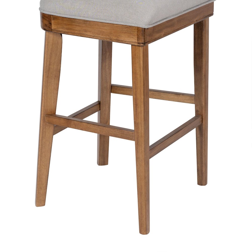 Theodora T- Back Bar Stool with Wood Seat Frame and Cushion. Picture 3