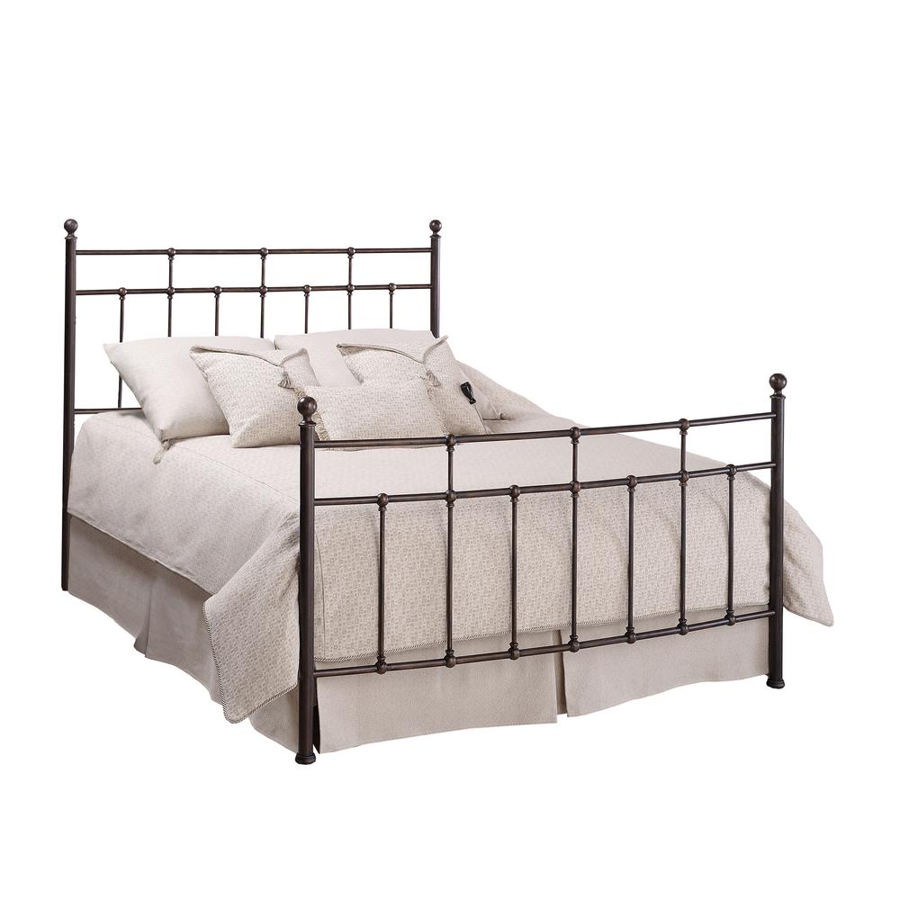 Providence Full Metal Headboard and Footboard without Frame, Antique Bronze. Picture 1