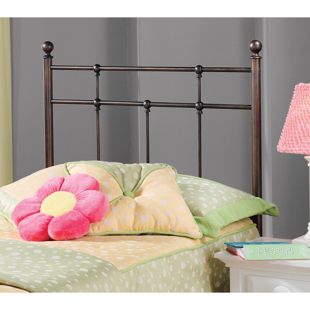 Providence Twin Metal Headboard, Antique Bronze. Picture 2
