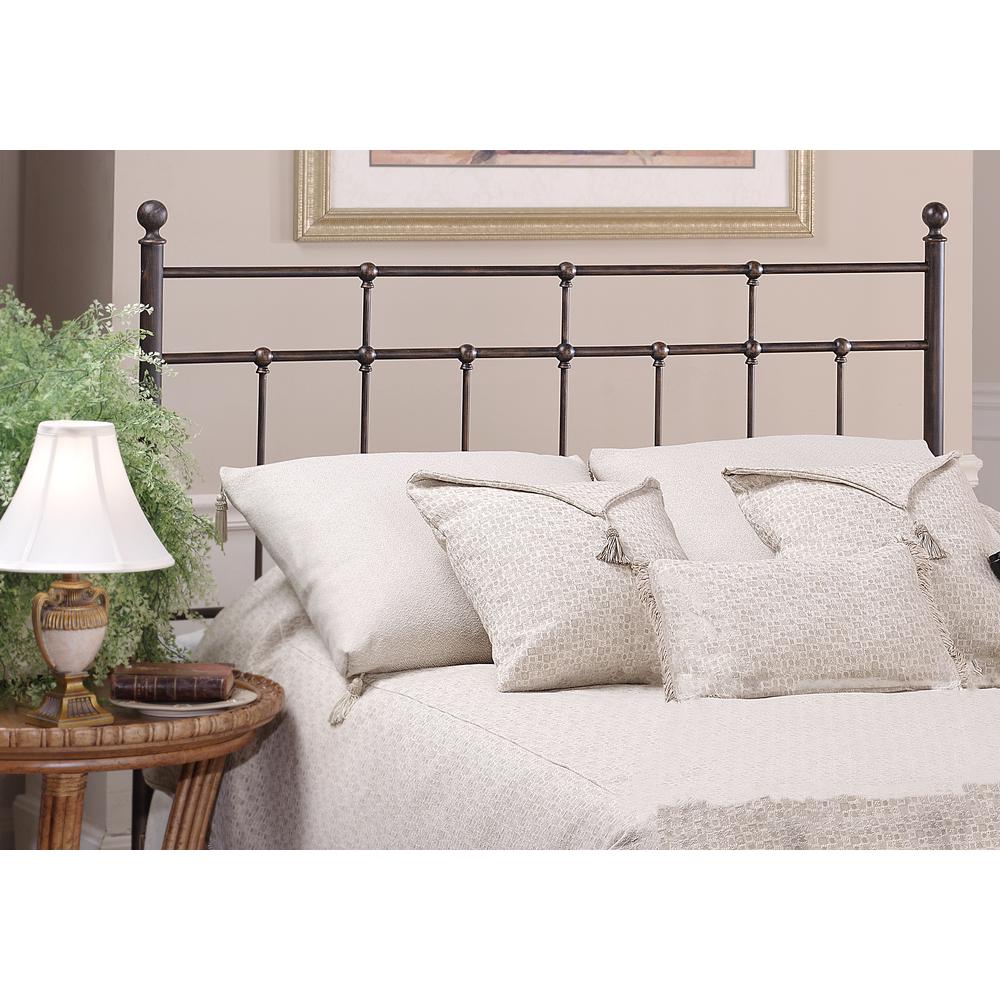 Providence Metal King Headboard, Antique Bronze. Picture 2