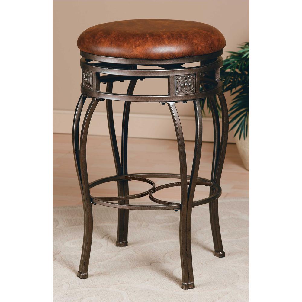Montello Backless Swivel Counter Height Stool. Picture 2