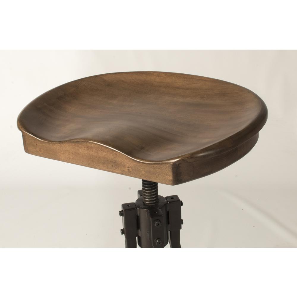 Worland Adjustable Swivel Backless Stool. Picture 8
