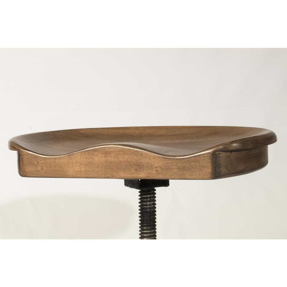 Worland Adjustable Swivel Backless Stool. Picture 9