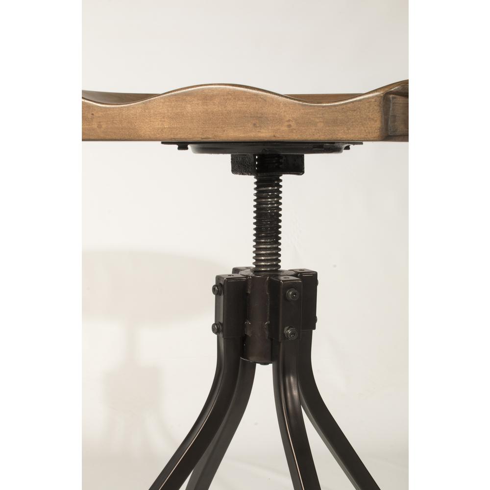 Worland Adjustable Swivel Backless Stool. Picture 12
