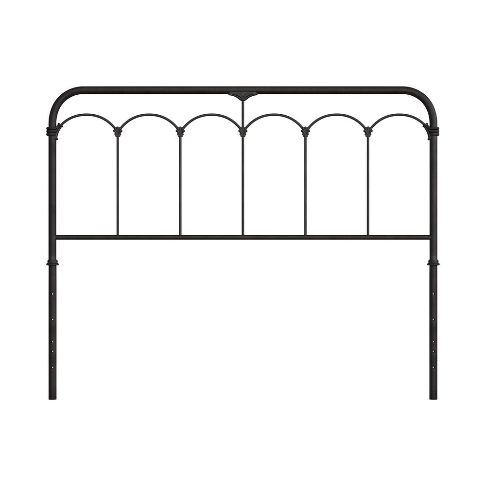 Jocelyn King Metal Headboard, Black Sparkle. Picture 5