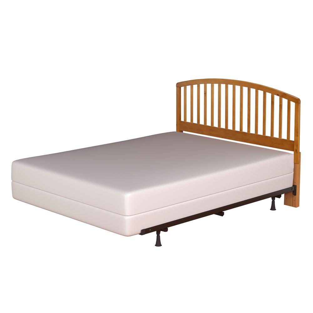 Carolina Wood Full/Queen Headboard with Frame, Country Pine. Picture 1