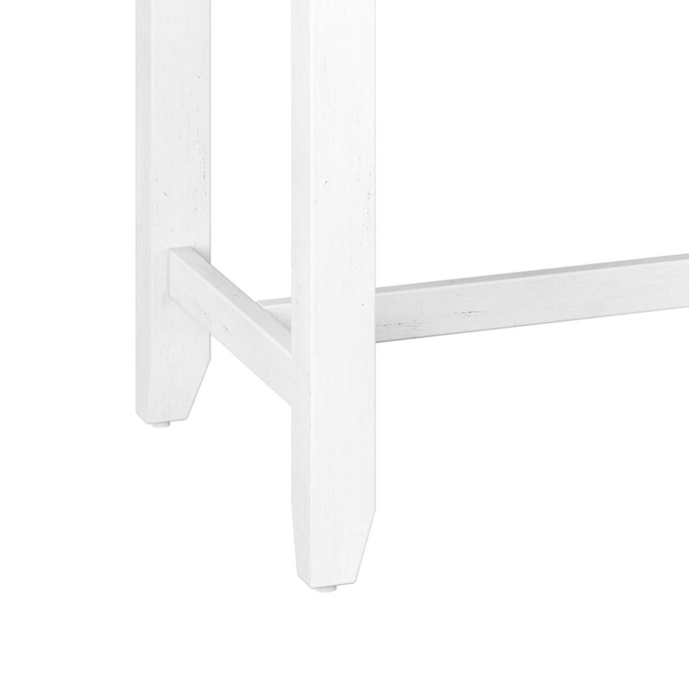 Clarion Wood Counter Height Side Table, Distressed Gray. Picture 8
