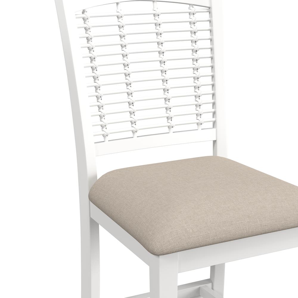 Hillsdale Furniture Bayberry Wood Counter Height Stool, Set of 2,  White. Picture 8
