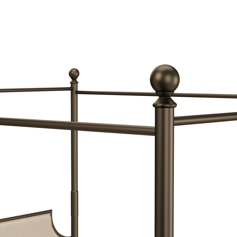 McArthur Canopy Bed Set - Bronze Finish - Queen - Bed Frame Not Included. Picture 5