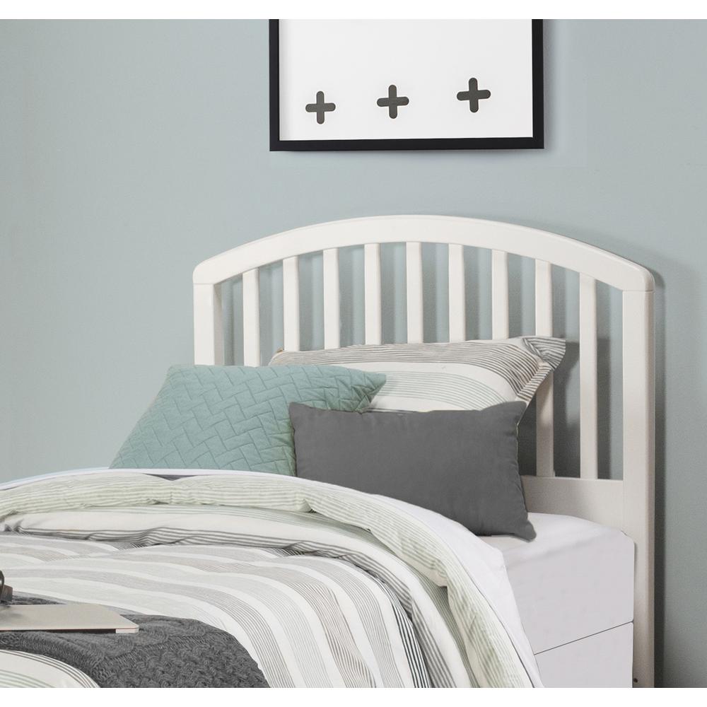 Carolina Wood Twin Headboard, White. Picture 2
