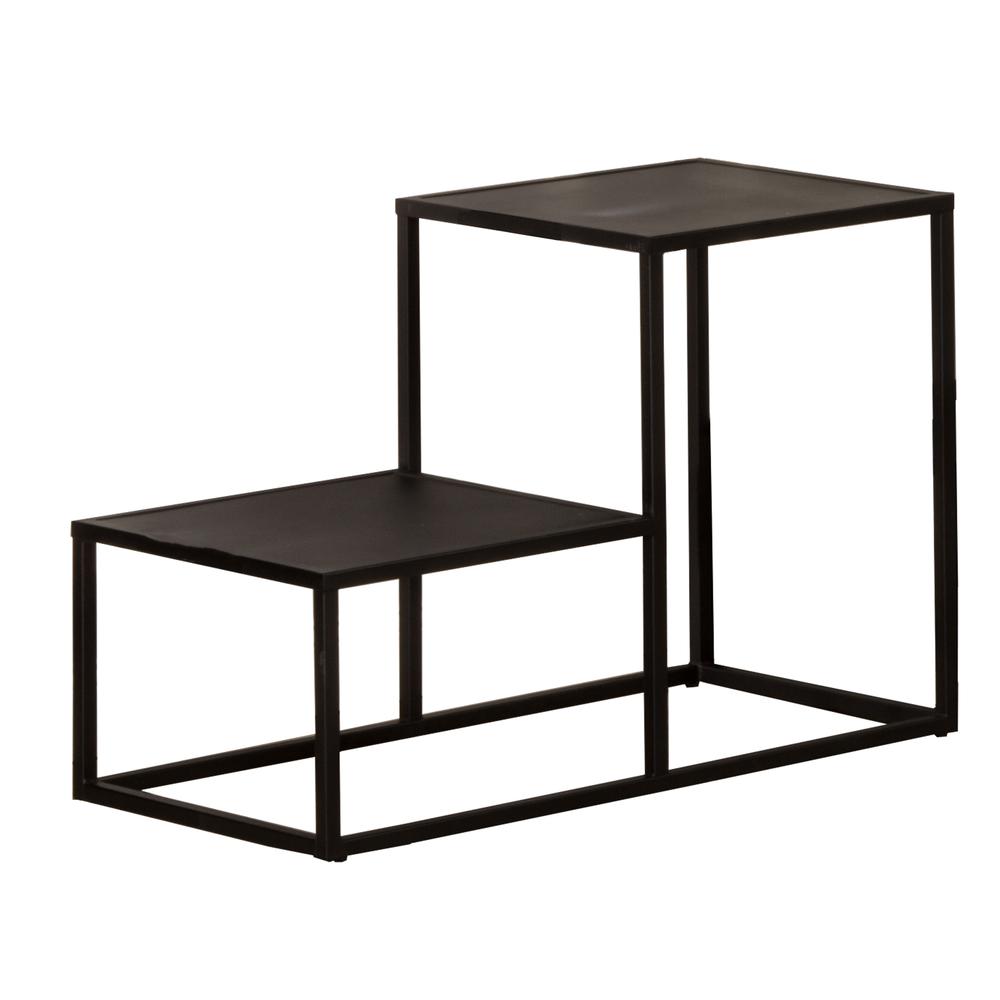 Hillsdale Furniture Metal Bar Stool Display Stand, Black. Picture 1