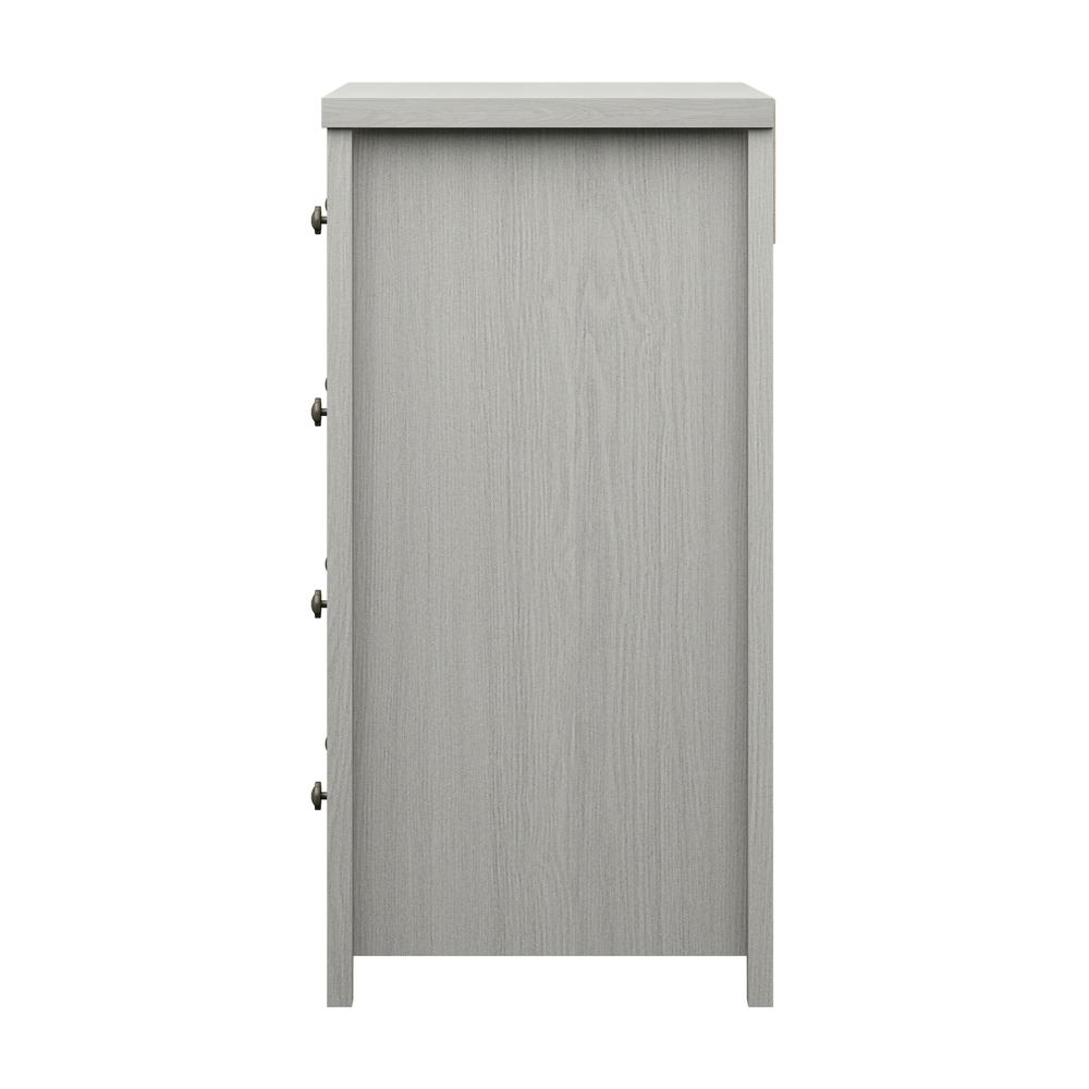 Living Essentials by Hillsdale Harmony Wood 4 Drawer Chest, Gray. Picture 5