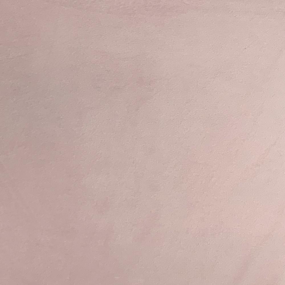 Lena Wood and Upholstered Vanity Stool, Espresso with Pink Fabric. Picture 4