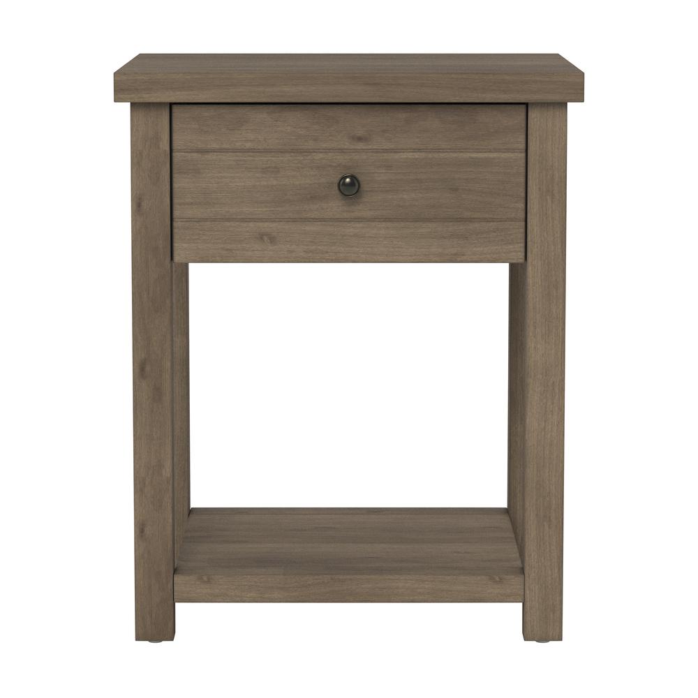 Harmony Wood Accent Table, Set of 2, Knotty Gray Oak. Picture 2