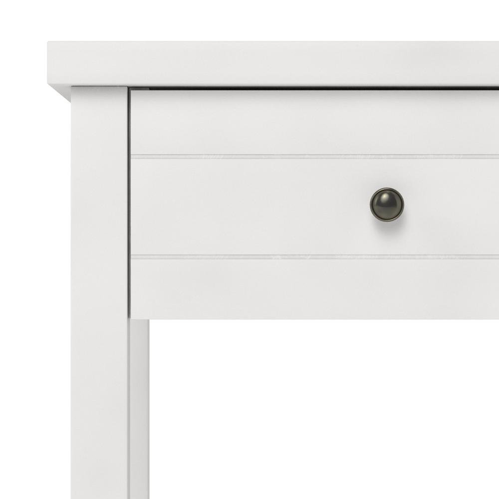 Living Essentials by Hillsdale Harmony Wood Accent Table, Matte White. Picture 7