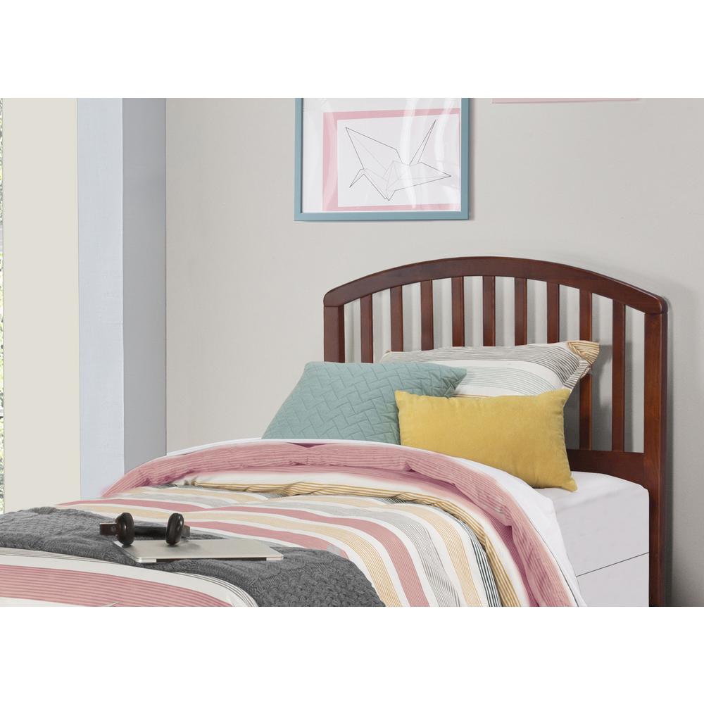 Carolina Wood Twin Headboard, Walnut. Picture 2