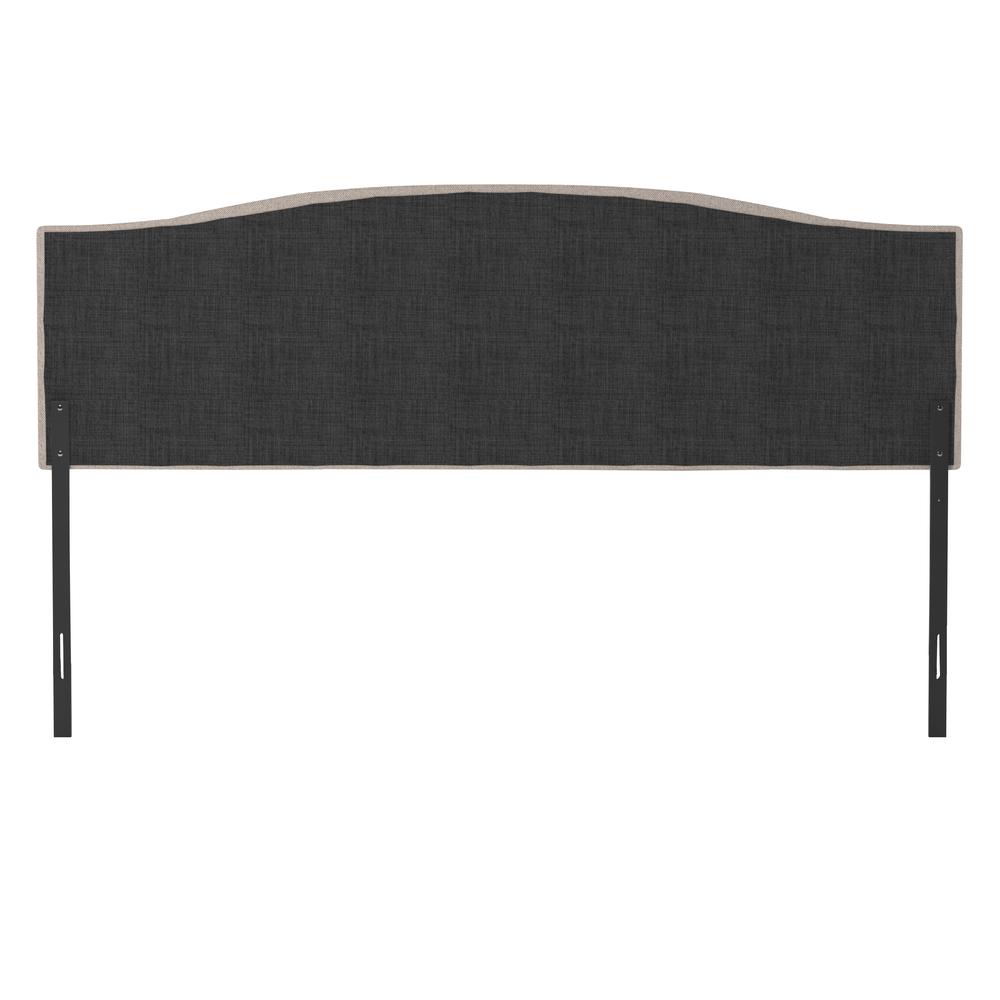 Provence Upholstered Arch Adjustable Tufted King/Cal King Headboar. Picture 2