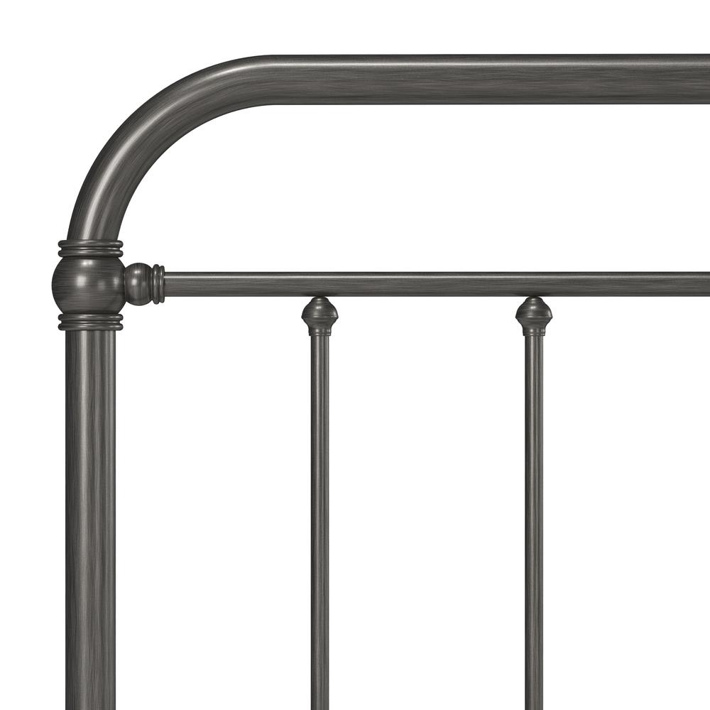 Kirkland Metal King Headboard, Aged Pewter. Picture 6