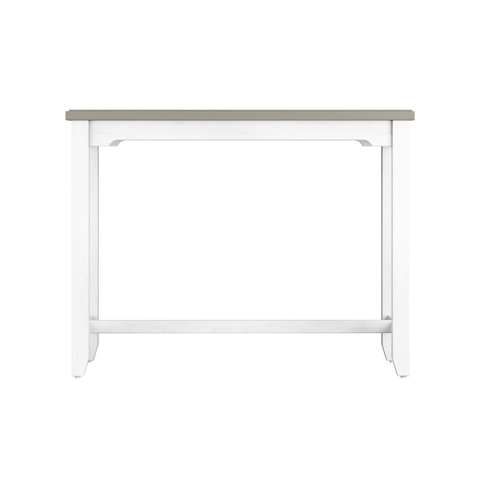 Clarion Wood Counter Height Side Table, Distressed Gray. Picture 4