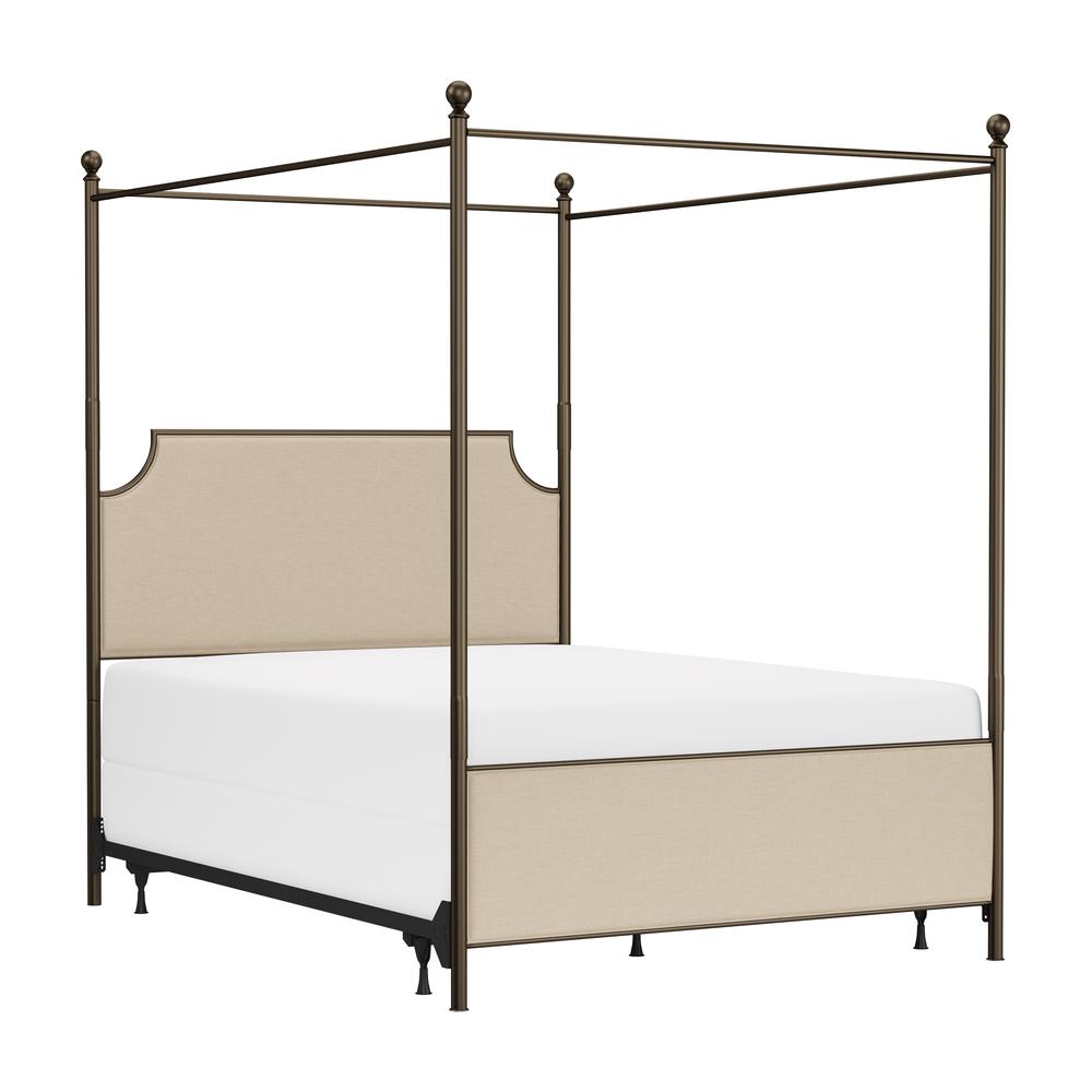 McArthur Canopy Bed Set - Bronze Finish - Queen - Bed Frame Not Included. Picture 1