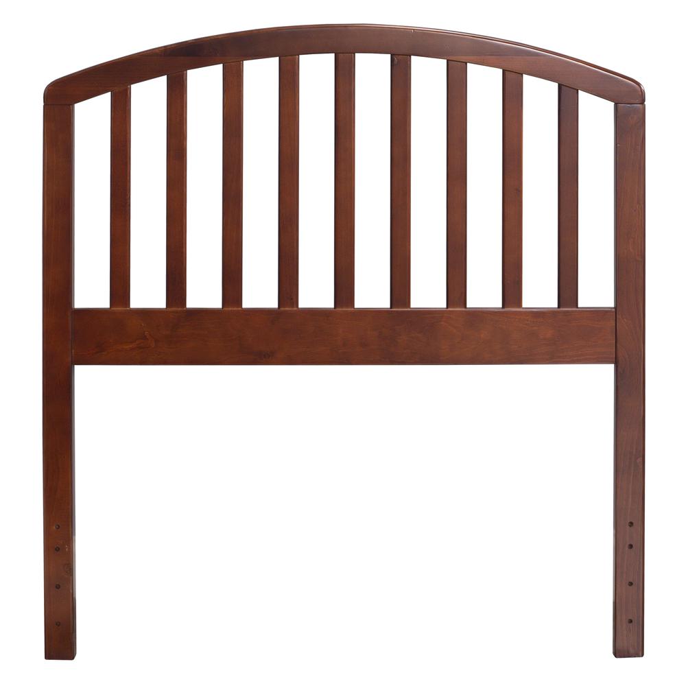 Carolina Wood Twin Headboard, Walnut. Picture 1