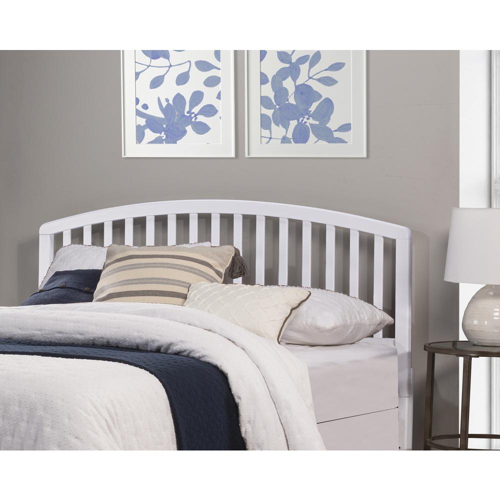 Carolina Wood Full/Queen Headboard, White. Picture 2