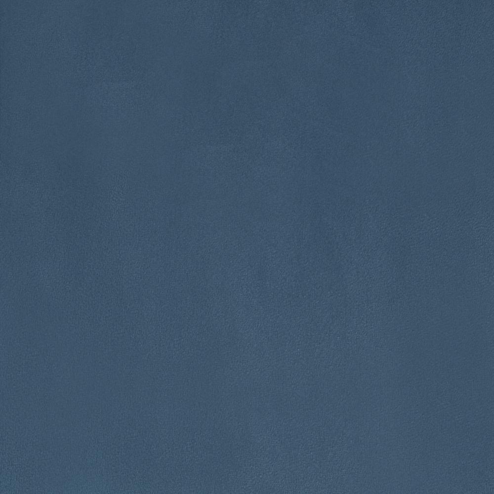 Marisol Metal Vanity Stool, Chrome with Blue Fabric. Picture 5