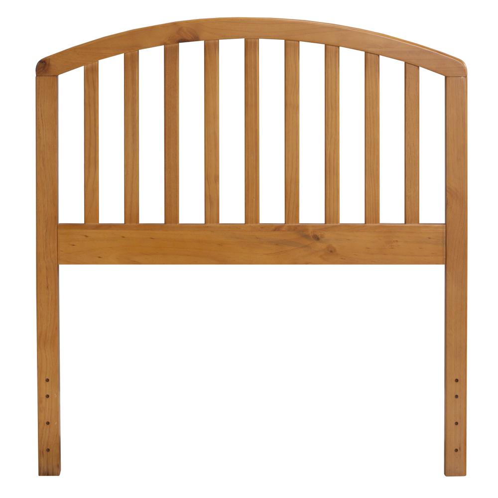 Carolina Wood Twin Headboard, Country Pine. Picture 1