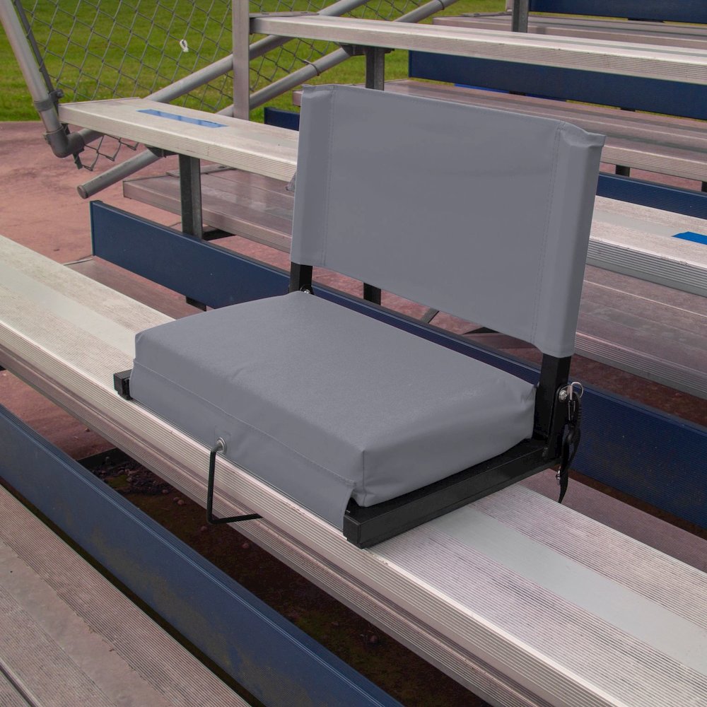 Stadium Chairs for Bleachers with Back Support. Picture 6